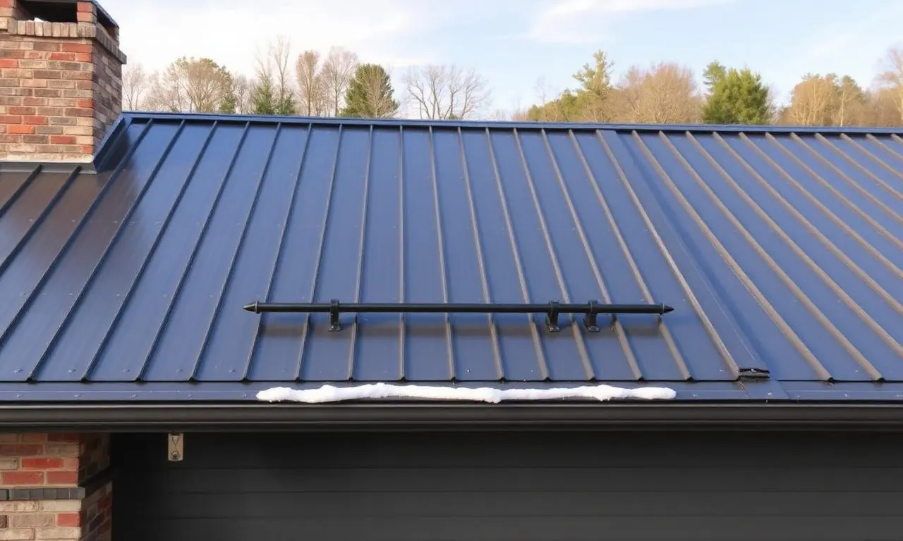 Completed metal roof on a Cherokee County, GA home